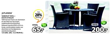 Aanbiedingen Vamdrup tafel + kosta stoelen - Jutlandia - Geldig van 02/05/2016 tot 14/05/2016 bij Jysk