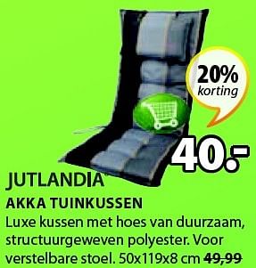 Aanbiedingen Akka tuinkussen - Jutlandia - Geldig van 02/05/2016 tot 14/05/2016 bij Jysk