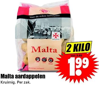 Aanbiedingen Malta aardappelen - Malta - Geldig van 08/05/2016 tot 14/05/2016 bij Lekker Doen