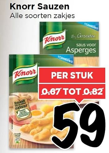 Aanbiedingen Knorr sauzen - Knorr - Geldig van 08/05/2016 tot 14/05/2016 bij Vomar