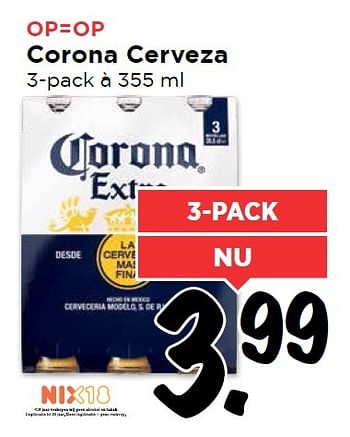 Aanbiedingen Corona cerveza - Corona - Geldig van 08/05/2016 tot 14/05/2016 bij Vomar