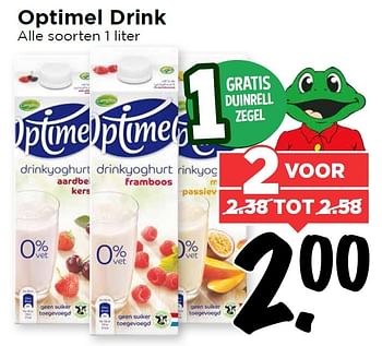 Aanbiedingen Optimel drink - Optimel - Geldig van 08/05/2016 tot 14/05/2016 bij Vomar