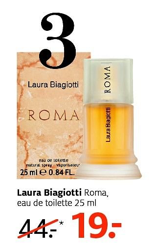 Aanbiedingen Laura biagiotti roma - Laura Biagiotti   - Geldig van 02/05/2016 tot 15/05/2016 bij Etos