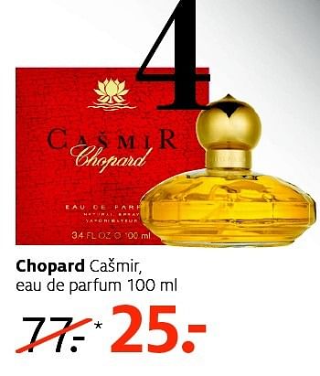 Aanbiedingen Chopard cašmir - Chopard - Geldig van 02/05/2016 tot 15/05/2016 bij Etos