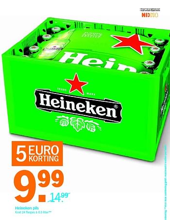 Aanbiedingen Heineken pils - Heineken - Geldig van 09/05/2016 tot 15/05/2016 bij Albert Heijn