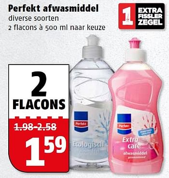 Aanbiedingen Perfekt afwasmiddel - Perfekt - Geldig van 09/05/2016 tot 15/05/2016 bij Poiesz