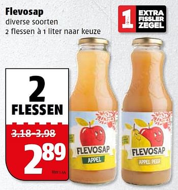 Aanbiedingen Flevosap - Flevosap - Geldig van 09/05/2016 tot 15/05/2016 bij Poiesz