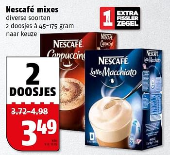 Aanbiedingen Nescafé mixes - Nescafe - Geldig van 09/05/2016 tot 15/05/2016 bij Poiesz