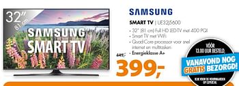 Aanbiedingen Samsung smart tv ue32j5600 - Samsung - Geldig van 09/05/2016 tot 15/05/2016 bij Expert