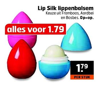 Aanbiedingen Lip silk lippenbalsem - Huismerk - Trekpleister - Geldig van 11/05/2016 tot 15/05/2016 bij Trekpleister