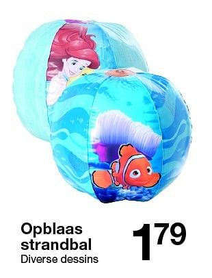 Aanbiedingen Opblaas strandbal - Huismerk - Zeeman  - Geldig van 14/05/2016 tot 28/05/2016 bij Zeeman