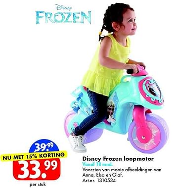 Aanbiedingen Disney frozen loopmotor - Disney  Frozen - Geldig van 30/04/2016 tot 15/05/2016 bij Bart Smit