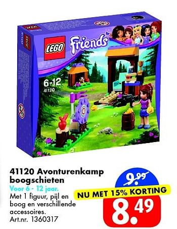 Aanbiedingen 41120 avonturenkamp boogschieten - Lego - Geldig van 30/04/2016 tot 15/05/2016 bij Bart Smit