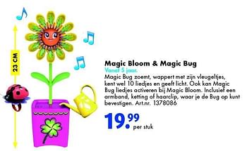 Aanbiedingen Magic bloom + magic bug - Silverlit - Geldig van 30/04/2016 tot 15/05/2016 bij Bart Smit
