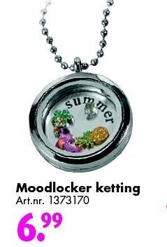 Aanbiedingen Moodlocker ketting - 4 Trendy Girlz - Geldig van 30/04/2016 tot 15/05/2016 bij Bart Smit