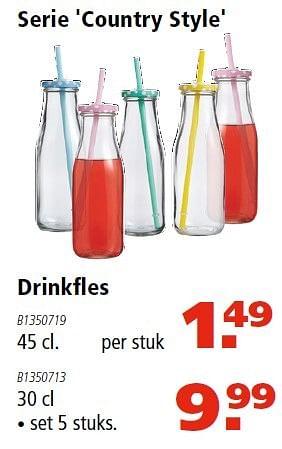 Aanbiedingen Drinkfles - Huismerk - Novy - Geldig van 05/05/2016 tot 18/05/2016 bij Novy