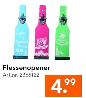 Aanbiedingen Flessenopener - Huismerk - Blokker - Geldig van 09/05/2016 tot 18/05/2016 bij Blokker