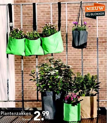 Aanbiedingen Plantenzakken - Huismerk - Blokker - Geldig van 09/05/2016 tot 18/05/2016 bij Blokker