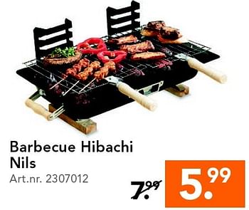 Aanbiedingen Barbecue hibachi nils - Huismerk - Blokker - Geldig van 09/05/2016 tot 18/05/2016 bij Blokker