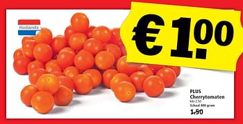 Aanbiedingen Plus cherrytomaten - Huismerk - Plus - Geldig van 15/05/2016 tot 21/05/2016 bij Plus