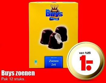 Aanbiedingen Buys zoenen - Buys - Geldig van 15/05/2016 tot 21/05/2016 bij Lekker Doen