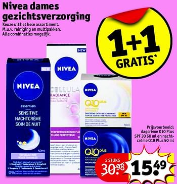 Aanbiedingen Nivea dames gezichtsverzorging - Nivea - Geldig van 11/05/2016 tot 22/05/2016 bij Kruidvat