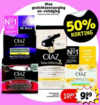 Aanbiedingen Olaz gezichtsverzorging en reiniging - Olaz - Geldig van 11/05/2016 tot 22/05/2016 bij Kruidvat