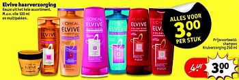 Aanbiedingen Elvive haarverzorging shampoo krulverzorging - L'Oreal Paris - Geldig van 11/05/2016 tot 22/05/2016 bij Kruidvat
