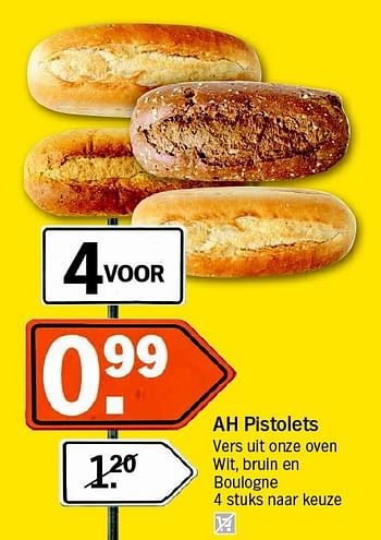 Aanbiedingen Ah pistolets - Huismerk - Albert Heijn - Geldig van 17/05/2016 tot 22/05/2016 bij Albert Heijn