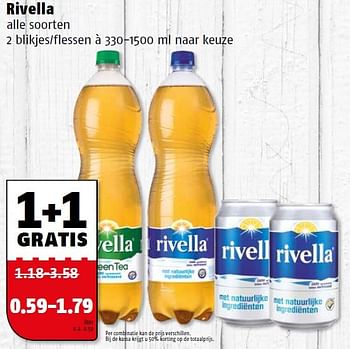 Aanbiedingen Rivella - Rivella - Geldig van 17/05/2016 tot 22/05/2016 bij Poiesz