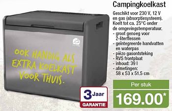 Aanbiedingen Campingkoelkast - Huismerk - Aldi - Geldig van 18/05/2016 tot 24/05/2016 bij Aldi