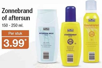 Aanbiedingen Zonnebrand of aftersun - Huismerk - Aldi - Geldig van 18/05/2016 tot 24/05/2016 bij Aldi