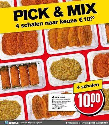 Aanbiedingen Pick + mix - Huismerk - Hoogvliet - Geldig van 18/05/2016 tot 24/05/2016 bij Hoogvliet