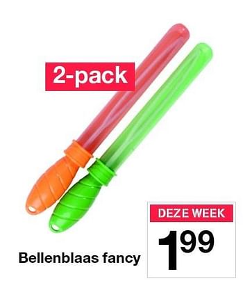 Aanbiedingen Bellenblaas fancy - Huismerk - Zeeman  - Geldig van 20/05/2016 tot 28/05/2016 bij Zeeman