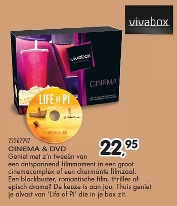 Aanbiedingen Cinema + dvd - Vivabox - Geldig van 24/05/2016 tot 21/06/2016 bij Supra Bazar