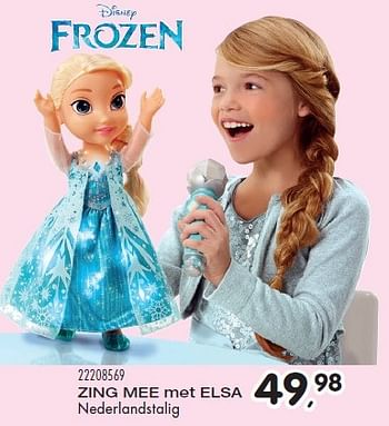 Aanbiedingen Zing mee met elsa - Disney  Frozen - Geldig van 24/05/2016 tot 21/06/2016 bij Supra Bazar