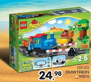 Aanbiedingen Duwtrein - Lego - Geldig van 24/05/2016 tot 21/06/2016 bij Supra Bazar