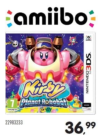 Aanbiedingen Kirby planet robobot - Nintendo - Geldig van 24/05/2016 tot 21/06/2016 bij Supra Bazar