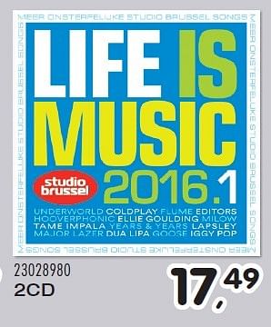 Aanbiedingen 2cd life is music 2016.1 - Huismerk - Supra Bazar - Geldig van 24/05/2016 tot 21/06/2016 bij Supra Bazar