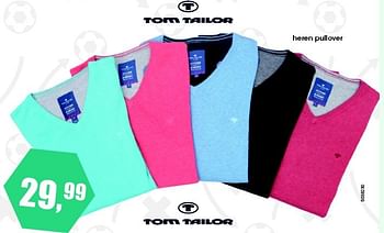 Aanbiedingen Heren pullover - Tom Tailor - Geldig van 26/05/2016 tot 16/07/2016 bij Multi Bazar
