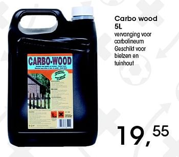 Aanbiedingen Carbo wood - Huismerk - Multi Bazar - Geldig van 26/05/2016 tot 16/07/2016 bij Multi Bazar