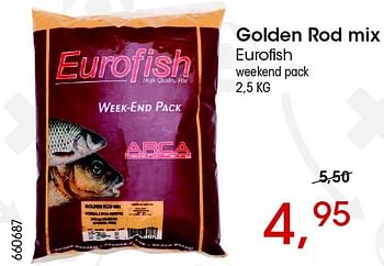Aanbiedingen Golden rod mix eurofish - Arca - Geldig van 26/05/2016 tot 16/07/2016 bij Multi Bazar