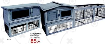 Aanbiedingen Konijnenhok loft cottage - Karlie-Flamingo - Geldig van 26/05/2016 tot 16/07/2016 bij Multi Bazar