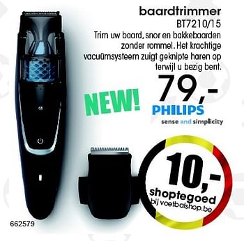 Aanbiedingen Philips baardtrimmer bt7210-15 - Philips - Geldig van 26/05/2016 tot 16/07/2016 bij Multi Bazar