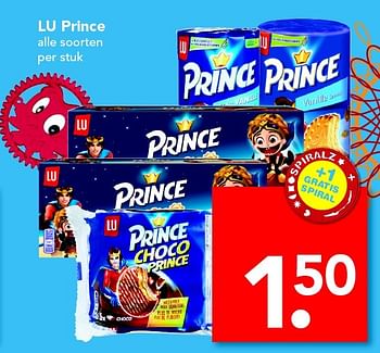 Aanbiedingen Lu prince - Lu - Geldig van 12/06/2016 tot 18/06/2016 bij Deen Supermarkten