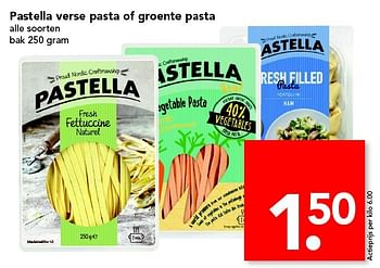 Aanbiedingen Pastella verse pasta of groente pasta - Pastella - Geldig van 12/06/2016 tot 18/06/2016 bij Deen Supermarkten