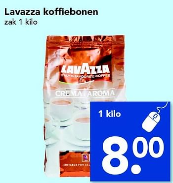 Aanbiedingen Lavazza koffiebonen - Lavazza - Geldig van 12/06/2016 tot 18/06/2016 bij Deen Supermarkten