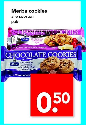 Aanbiedingen Merba cookies - Merba - Geldig van 14/06/2016 tot 14/06/2016 bij Deen Supermarkten