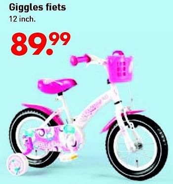 Aanbiedingen Giggles fiets - Huismerk - Multi Bazar - Geldig van 10/06/2016 tot 03/07/2016 bij Multi Bazar