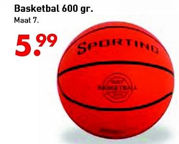 Aanbiedingen Basketbal 600 gr - Huismerk - Multi Bazar - Geldig van 10/06/2016 tot 03/07/2016 bij Multi Bazar